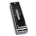 Harmonica, YINGXIANG Harmonicas, Standard Diatonic 10 Hole Blues Harp with Case, Suitable for Beginner, Key of C - Black