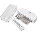 Meat Tenderizer - Professional Commercial Quality Kitchen Tool 48 Stainless Razor-sharp Steel Blades For Steak, Chicken, Fish, Pork - Meat Genie Tenderizers with Safety Lock (White)