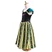 Pettigirl Girls Blue Princess Clothes Fancy Dress Up Costume for Kids Birthday Party Halloween Cosplay Outfits