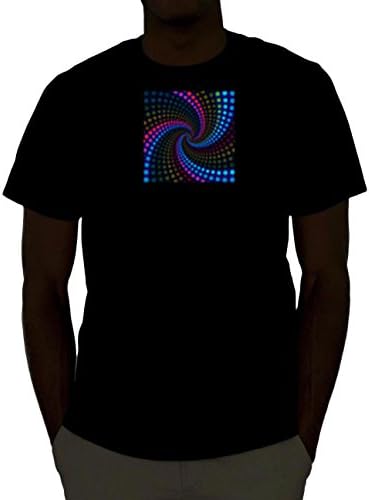 FLASHWEAR Sound Activated LED Light up Shirt - Over 30+ Designs