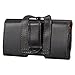DFV mobile - Case belt clip synthetic leather horizontal smooth for => GIONEE PIONEER P2M > Black