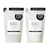 Botanist New Model Shampoo Treatment Set, Refill, Moist, Botanical Hair Care, Conditioner, for Men and Women