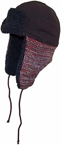 GMI Kids Sherpa Lined Variegated Color Russian Winter Hat (One Size)