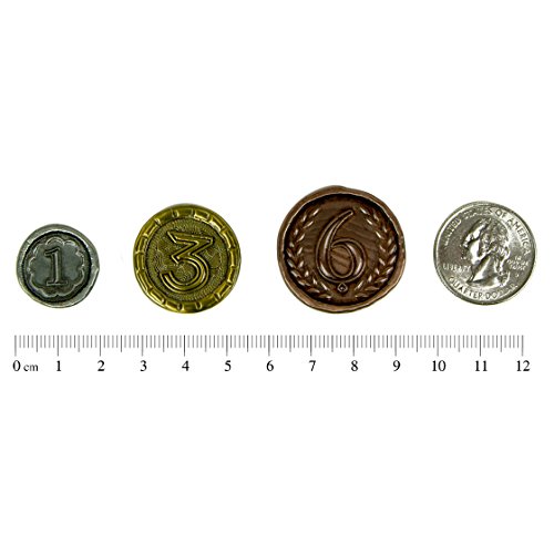 Broken Token Wondrous Metal Coins - Premium Game Upgrade Set Of 57, 3 Sizes For 7 Wonders Board Game - View #8