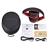 PowerLocus-Wireless-Bluetooth-Over-Ear-Stereo-Foldable-Headphones-Wired-Headsets-Noise-Cancelling-with-Built-in-Microphone-for-iPhone-Samsung-LG-iPad-BlackRed PowerLocus Wireless Bluetooth Over-Ear Stereo Foldable Headphones, Wired Headsets Noise Cancelling with Built-in…