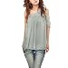Allegra K Women Asymmetric Neckline One Shoulder Blouse Summer Chiffon Top