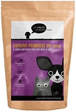 Petrition Evening Primrose Oil For Dogs & Cats - 180 Capsules