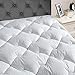 JEAREY Queen Mattress Pad Cover Stretches up 8-21 Deep Pocket