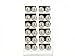 Imixlot 12 Pairs10mm White Round Ball Stud Earrings Charming Hypoallergenic Ear Studs
