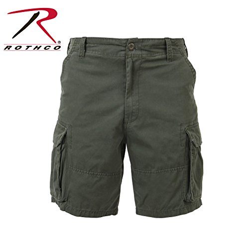 Rothco Vintage Cargo Shorts, Olive Drab, 4X