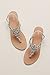 David's Bridal Jeweled T Strap Sandal Style Gemma