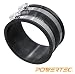 POWERTEC 70149   Dust Control Flex Cuff with Hose Clamps, 4-Inch primary