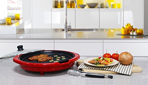 Maxi-Matic EMG-980R Indoor Grill 14" Round Red - Thumbnail 6