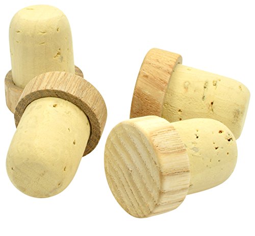 Domain Cycling Cork & Wood Bike Handlebar End Plugs (4pcs), Bicycle Grip Bar End Caps - Thumbnail 7