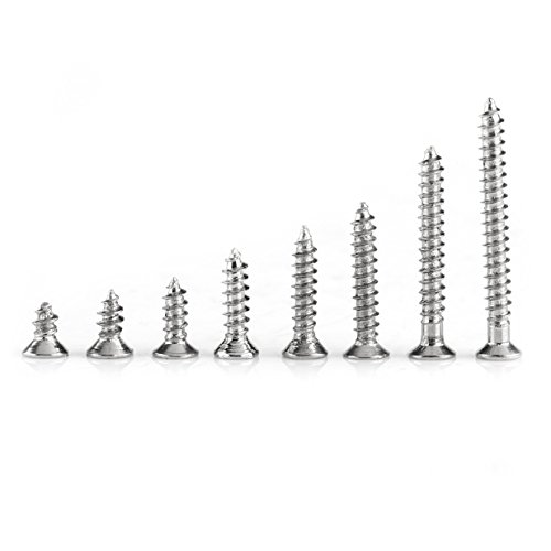 800pcs M2 Kreuzschlitzschrauben Befestigungsteile Schrauben Set 4 mm-20 mm (8 Größen) Edelstahl selbstschneidende… – Bild 3