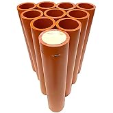 Mortar Tube Fireworks Orange HDPE DR 11 10PCS