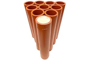 MORTAR RACK Mortar Tube Fireworks Orange HDPE DR 11 10PCS