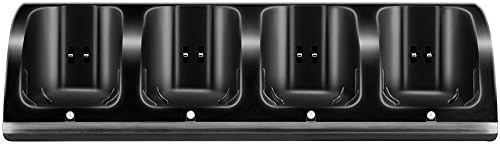 Kycola Wii Charging Station NA09 Wii Charger with 4 PCS Rechargeable Wii Batteries for Wii Remote Controller(Black)