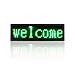 Koolertron Programmable LED Digital Scrolling Message Name Tag Id Badge(12x48 Pixels) (Green)