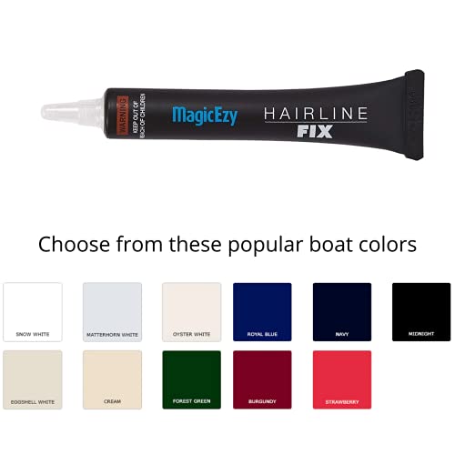 MagicEzy Hairline Fix (Snow White) Gelcoat Repair Kit Fix Cracks