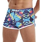 AIMPACT Mens Running Shorts Breathing Workout Gym Booty Short Shorts