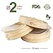 Picksur LifeStyle Handmade Bamboo Steamer 10 inch 2 tier | includes 2 reusable cotton liners | dumpling steamer | steamer basket | vegetable steamer