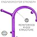 Body Back Buddy Jr - USA Made - Back Massager (Next Gen 2020 Version) Handheld Massage Stick, Trigger Point Massage, Full Body Muscle Pain Relief (Purple Marbled)