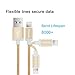 Lightning Cable [3 Pack] Ansuda [2.5FT 3FT 5FT] Nylon Braided Charging Cable Data & Sync Charging Cord 8-Pin Lightning to USB Cable Charger for iPhone7/7 plus iPhone6/6s/6 plus/6s plus, iPhone 5/5s…