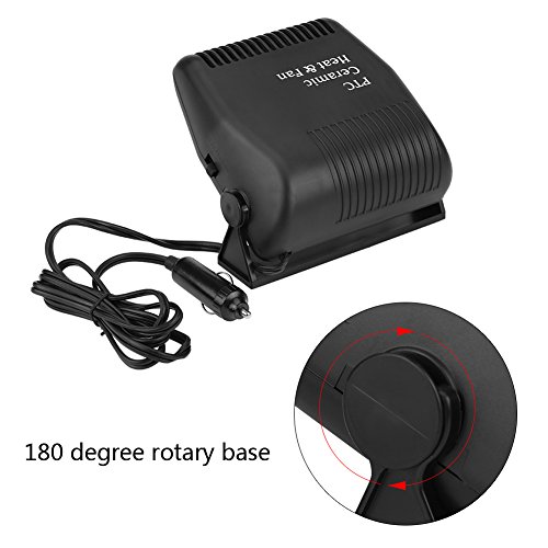image for Keenso Portable 12V Car Auto Heating Cooling Fan Wide Outlet, Car Vehi