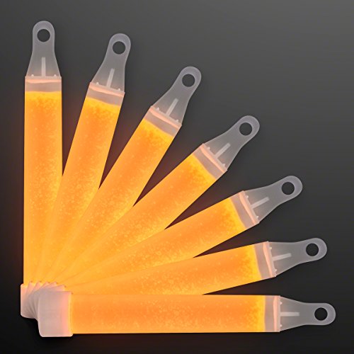 4" ORANGE Mini Glow Sticks (Set of 50)