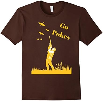 Mens Oregon Vs Wyoming Go Pokes Football T-Shirt 3XL Brown