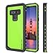 PunkCase Galaxy Note 9 Waterproof Case, [StudStar Series] [Slim Fit] [IP68 Certified] [Shockproof] [Dirtproof] [Snowproof] Armor Cover for Samsung Galaxy Note 9 [Light Green]