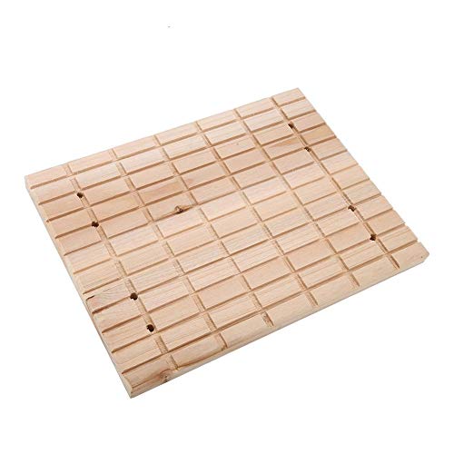 Pssopp Pet Squirrel Scratcher Board Pet Hamster Scratching Pad Rectangle Shape Rabbit Scratching Board Playing Grinding Claws Toy for Guinea Pig,Rabbits,Rat and Other Small Animals
