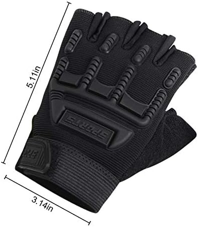 A pair of children's fingerless biking gloves in vibrant colors.