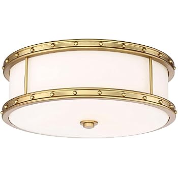Amazon.com: Minka Lavery Flush Mount Ceiling Light 827-249 ...