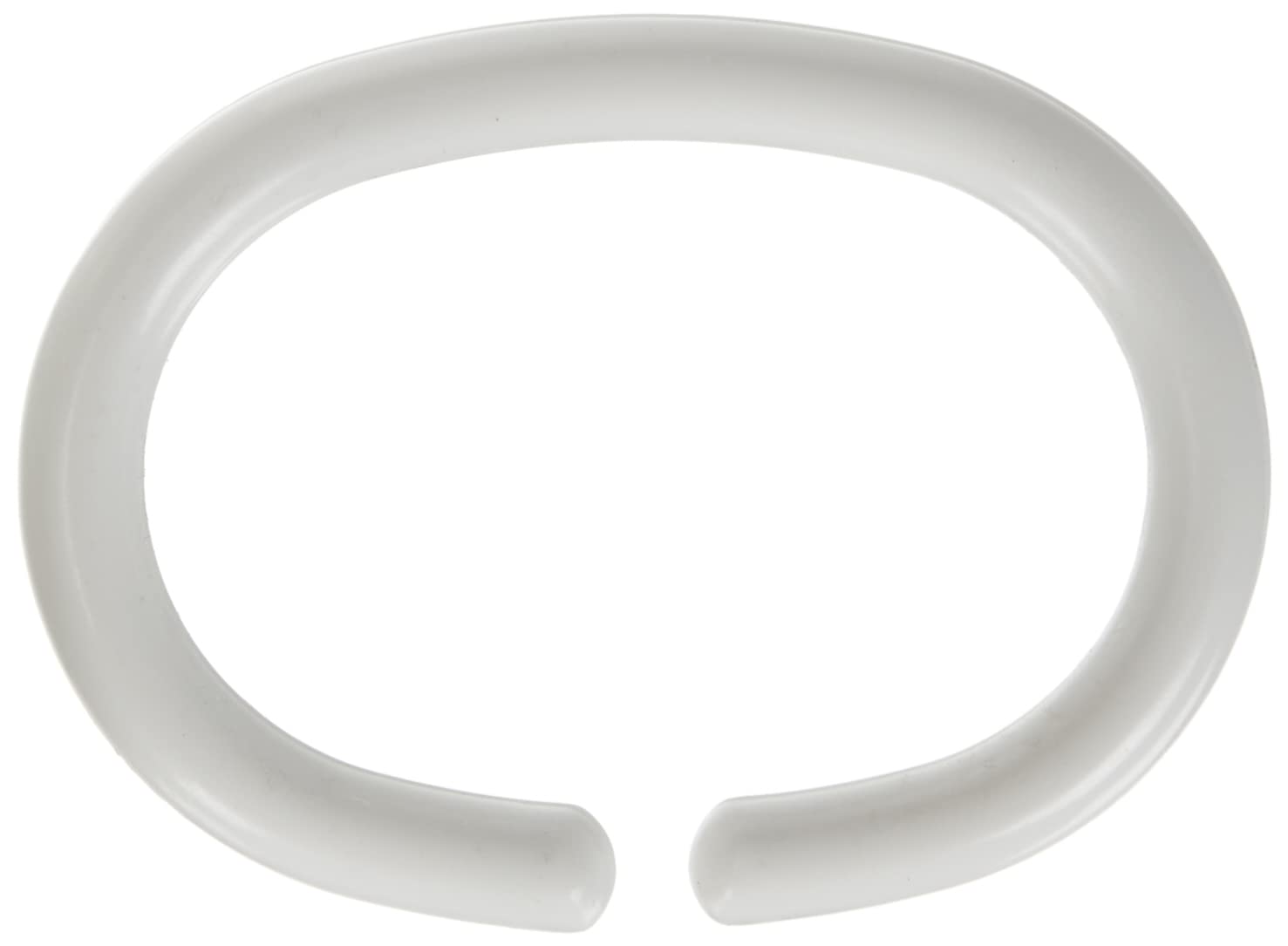Kleine Wolke Shower Curtain Rings, White, 12-Piece