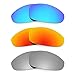 Revant Replacement Lenses for Oakley Juliet 3 Pair Combo Pack K014