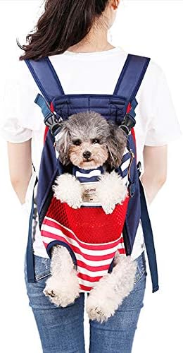 Little Qi Garden 犬用 キャリーバッグ 肩が痛くない ペット用だっこひも ペットスリング 犬抱っこ紐 小型犬 中型犬 犬おんぶひも 猫抱っこ紐 猫 キャリーバッグ 猫抱っこバッグ かわいい ペットおんぶ紐 お散歩バッグ 中型犬用リュック 両肩 Amazon