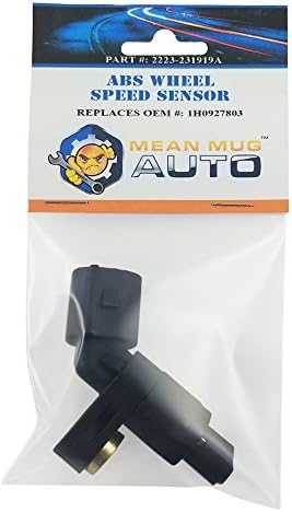 Mean Mug Auto 2223-231919A ABS Wheel Speed Sensor (Front, Left - Driver's Side) - For: Audi, Volkswagen (VW) - Replaces OEM #: 1J0927803