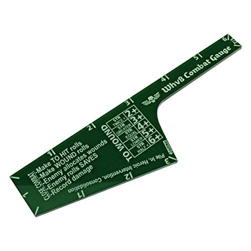 Litko Game Accessories WHv8: Close Combat Gauge, Translucent Green (1)