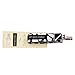 Ah Goo Baby Pacifier Clip, Hook-and-Loop Fastener, Audrey Pattern