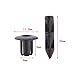 MagiDeal 50pcs 6mm Hole Black Plastic Push In Type Rivets Fastener Pin Clips ATV for Yamaha Suzuki