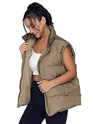 AUTOMET Womens Puffer Vests Fall Fashion Jackets