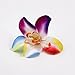 FLOWER 30pcs/lot Artificial Silk Orchid Heads for Wedding Decoration DIY Wreath Gift Scrapbooking Craft Supplies Fake (Purple)