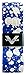 Vulcan Ultra Light Bat Grip Blue Splatter Ultra Light Bat Grip 0.50mm, Blue & White