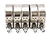 5x Premium 304 Stainless Steel T-Bolt Turbo Silicone Hose Clamp 1.75 Inches 45-50mm