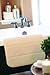 Envision Home Microfiber Bath Mat with Memory Foam, 16 by 24-Inch, Ivory
