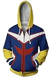 NoveltyBoy Boku No Hero Academia My Hero Academia All Might Hoodies Sweatshirt Cosplay Costume Battle Suit Jacket