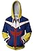 NoveltyBoy Boku No Hero Academia My Hero Academia All Might Hoodies Sweatshirt Cosplay Costume Battle Suit Jacket