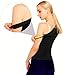 Funnygirl Women's Body Shaper Hot Sweat Workout Tank Top Slimming Vest Tummy Fat Burner Neoprene Shapewear for Weight Loss No Zipper Black/Yellow
